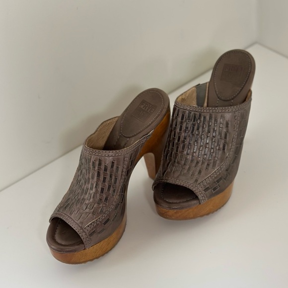 Frye Tamara woven slide women’s leather sandals size 8.5 - Picture 3 of 17